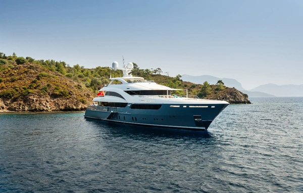 Yacht auf der Müritz